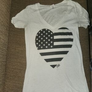 Victoria's secret flag ❤️ tee
